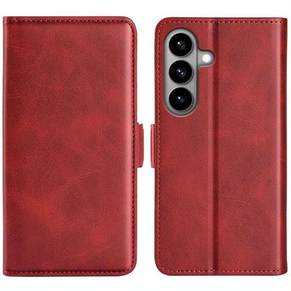 Mobigear Slim Magnet Samsung Galaxy S26 Étui Portefeuille - Rouge