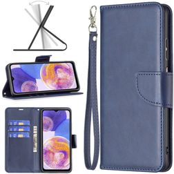 Mobigear Excellent Housse Samsung Galaxy A23 Etui Porte-Monnaie - Bleu