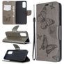 Mobigear Butterfly Housse Samsung Galaxy S20 Etui Porte-Monnaie - Gris