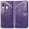 Mobigear Butterfly Housse Samsung Galaxy A40 Etui Porte-Monnaie - Violet