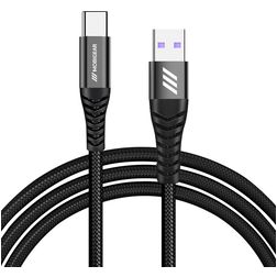 Mobigear Nylon - Câble USB-A vers USB-C 0.4 mètre - Noir