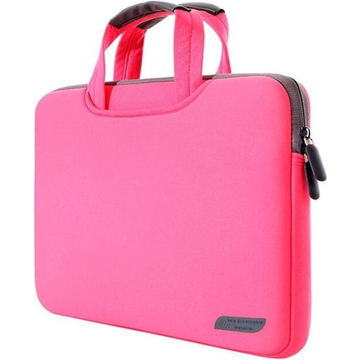 Mobigear Neon Sacoche Ordinateur portable en Neoprène 13 - 14 Pouces Sacoche ordinateur + Poignée - Magenta