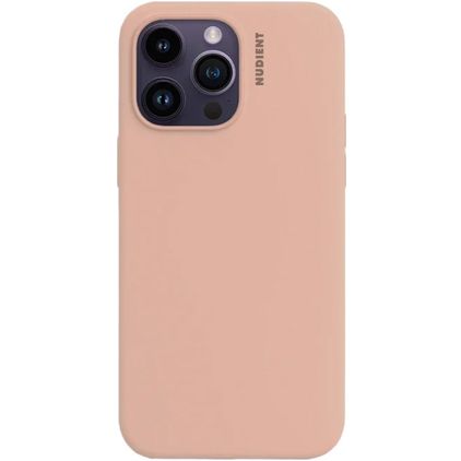 Nudient Base Coque iPhone 14 Plus Coque arrière en Silicone - Peach Orange
