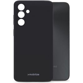 Mobilize Rubber Gelly Coque Samsung Galaxy A05s Coque arrière en TPU Souple - Matt Black