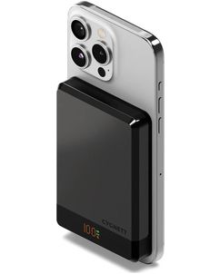 Cygnett MagSlim - Batterie externe Simple USB-C 10.000 mAh 15W - Compatible MagSafe - Noir