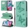 Mobigear Butterfly Housse Xiaomi Redmi 8 Etui Porte-Monnaie - Turquoise