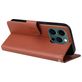 Mobigear Wallet Housse iPhone 14 Pro Max Etui Porte-Monnaie - Marron