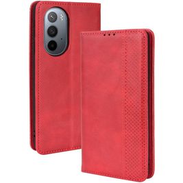 Mobigear Sensation Housse Motorola Edge X30 Etui Porte-Monnaie - Rouge