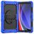 Mobigear SureGrip Xtreme Coque Samsung Galaxy Tab A9 Plus (2023) Coque arrière en Plastique rigide,Silicone + Bandoulière + Support Amovible - Bleu