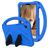 Mobigear AeroArmor Coque Samsung Galaxy Tab A7 Lite Coque de tablette pour enfants avec Poignée Enfants en EVA + Porte-crayon - Bleu