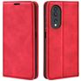 Mobigear Retro Slim Housse HONOR 70 Etui Porte-Monnaie - Rouge