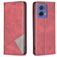 Mobigear Rhombus Slim Housse Motorola Moto G85 Etui - Rouge