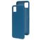 Mobiparts Coque Samsung Galaxy A22 5G Coque arrière en Silicone - Blueberry Blue
