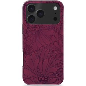 MIO Coque iPhone 17 Pro Max MagSafe Coque arrière Rigide - Berry Blooms