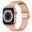 Mobigear Kopenhagen Bracelet Acier Apple Watch Fermeture à pince - 49/46/45/44 mm - Rose doré