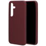 Mobiparts Coque Samsung Galaxy S25 Coque arrière en Silicone - Plum Red