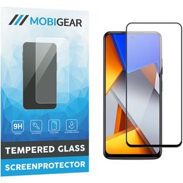 Mobigear Premium POCO M4 Pro 4G Verre trempé Protection d'écran - Compatible Coque - Noir