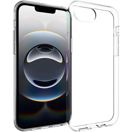 Mobigear Basics Coque Transparente iPhone 17e Coque arrière en TPU Souple - Transparent