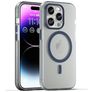 Mobigear Shockproof Coque iPhone 16 Pro Max MagSafe Coque arrière en TPU Souple - Dark Blue