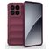 Mobigear Bumpy Coque Xiaomi 15 Coque arrière en TPU Souple - Bordeaux