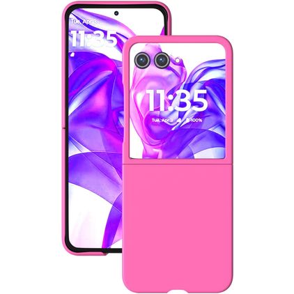 Mobigear Colors Coque Motorola Razr 50 Ultra Coque arrière Rigide - Magenta