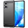Mobigear Brushed Slim Coque OPPO Reno 7 Lite Coque arrière en TPU Souple - Noir