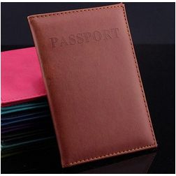 Mobigear Travel - Étui passeport en - Marron