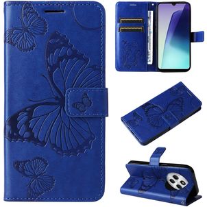 Mobigear Butterfly Housse Xiaomi Redmi 14C Etui Porte-Monnaie - Bleu