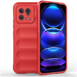 Mobigear Bumpy Coque Xiaomi 13 Coque arrière en TPU Souple - Rouge