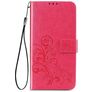 Mobigear Clover Housse Samsung Galaxy A52s 5G Etui Porte-Monnaie - Magenta