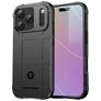 Mobigear Rugged Shield Coque iPhone 18 Pro Coque arrière en TPU Souple Anti-Chocs - Noir