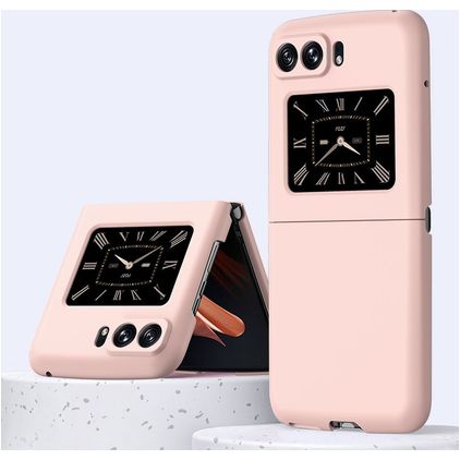 Mobigear Colors Motorola Razr (2022) Plastique rigide Coque arrière - Rose