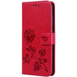 Mobigear Roses Housse Xiaomi Redmi Note 7 Etui Porte-Monnaie - Magenta