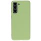 Mobiparts Coque Samsung Galaxy S21 Coque arrière en Silicone - Pistache Green