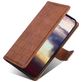 Mobigear Croco Housse Motorola Edge 30 Ultra Etui Porte-Monnaie - Marron