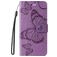 Mobigear Butterfly Housse HONOR 200 Lite Etui Porte-Monnaie - Violet