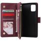 Mobigear Zipper Housse Samsung Galaxy A51 Etui Porte-Monnaie - Rouge
