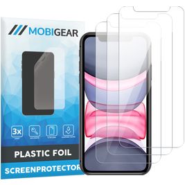 Mobigear iPhone 11 Protection d'écran Film - Compatible Coque (Lot de 3)