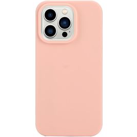 Mobigear Colors Coque iPhone 14 Pro Max Coque arrière en TPU Souple - Rose pastel