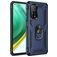 Mobigear Armor Ring Coque Xiaomi Mi 10T Pro Coque arrière Rigide Anti-Chocs avec Anneau-Support - Bleu