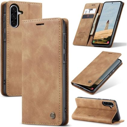 CaseMe 013 Housse Samsung Galaxy A56 Etui Porte-Monnaie - Marron