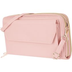 Antonio Fonzo Crossbody Clutch Sac Téléphone - Large - Rose
