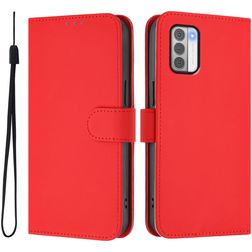 Mobigear Urban Wallet Housse Nokia G42 Etui Porte-Monnaie - Rouge