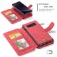 Caseme 007 Housse Samsung Galaxy S10e Etui avec Coque Détachable Porte-Monnaie - Rouge