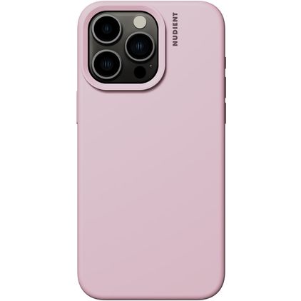 Nudient Base Coque iPhone 15 Pro Max Coque arrière en Silicone - Baby Pink