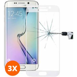 Mobigear Premium Samsung Galaxy S6 Edge Plus Verre trempé Protection d'écran - Compatible Coque (Lot de 3)