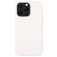 Mobigear Rubber Touch Coque iPhone 14 Pro Max Coque arrière en Silicone - Blanc
