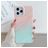 Mobigear Marble Coque iPhone 12 Pro Max Coque arrière en TPU Souple - Bleu / Rose