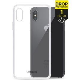 Mobilize Naked Protection Coque Transparente iPhone XS Max Coque arrière Rigide Anti-Chocs - Transparent