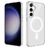 Mobigear Shockproof Coque Transparente Samsung Galaxy S24 FE MagSafe Coque arrière Rigide - Transparent